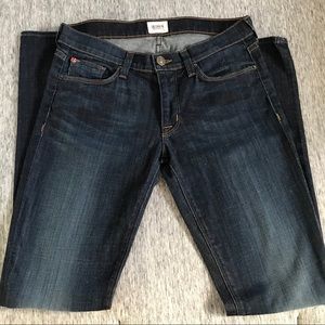 Hudson Dark Straight Leg Denim